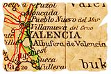 Valencia old map