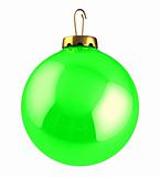 green Christmas ball