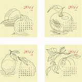 Calendar for 2011 with fruit