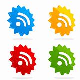set of rss icons