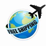free shipping with aeroplane