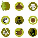 set of spa icons