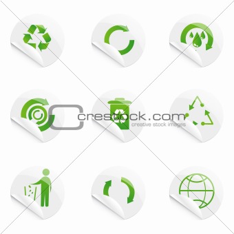 recyle stickers