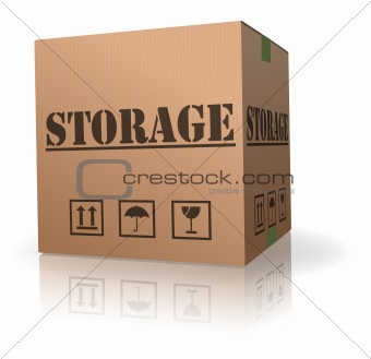 storage cardboard box