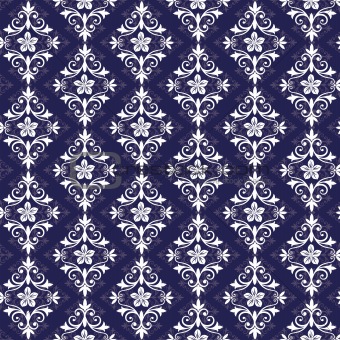Violet and white seamless pattern