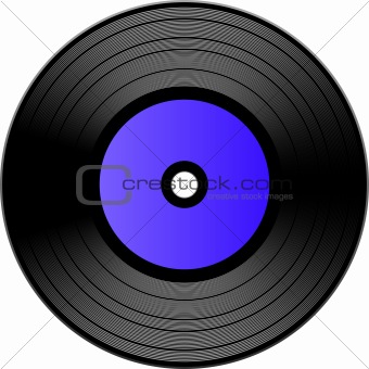Vector vinyl record