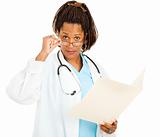 Skeptical Female Doctor