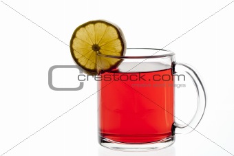 Nice cup of tea with a slice of lemon