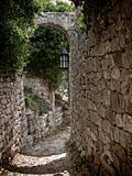 Arch pathway in old town