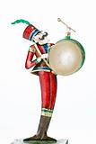 Toy Soldier Drum Player Isolated White