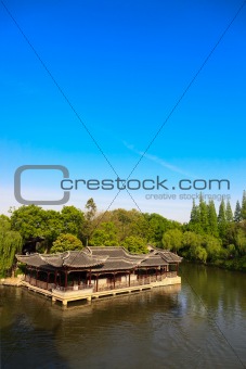 Chinese old style elegant buildings