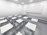 modern white classroom 