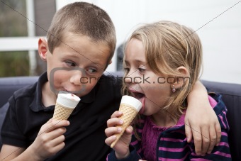 Eating Ice-Cream