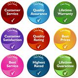 Five Star Rating Buttons