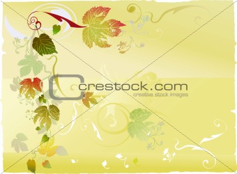 autumnal leaf background
