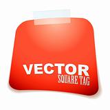 square tag red