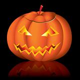 Jack-o-lantern halloween vector illustration