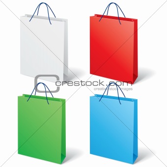 Colorful shopping bag