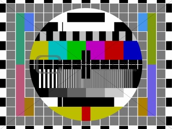 Television test screen