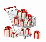 Shopping cart and gifts