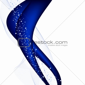 abstract blue background - Illustration for your design