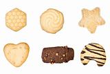 Set of six delicious cookies