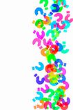 question marks background