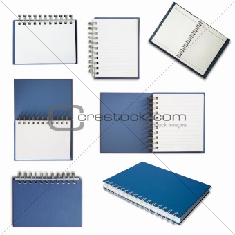 Blue cover notebook