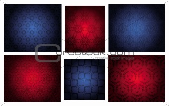 Four  seamless repeat patterns 