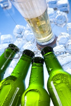 Beer is in ice