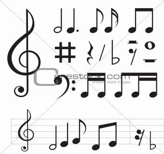 music notes basic