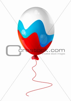 The balloon, flag of Russia