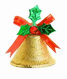 Christmas bell isolated on the background