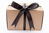 Box with black bow 