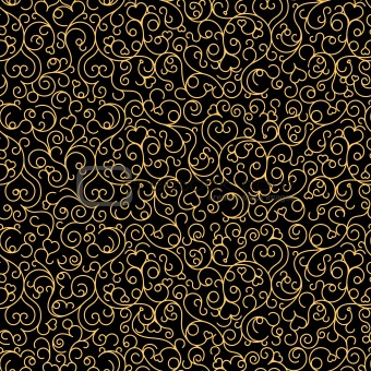 vector seamless texture in black background