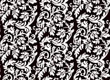 Abstract baroque floral pattern