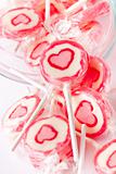 Pink lollipops