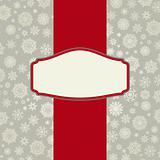 Christmas card background with snowflakes.