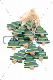 Wooden Christams trees