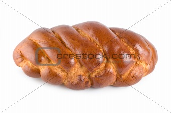 Sweet bread isolated on white