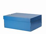 blue shoe box