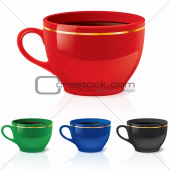 Coffee or tea cups