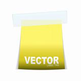 label tag icon yellow