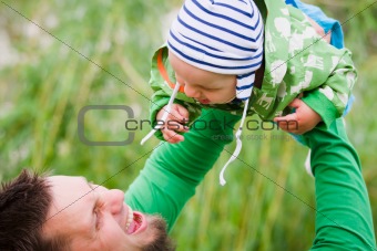 child with father