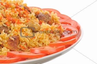 Rice with meat