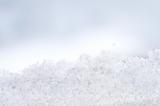 A window covered with snowflakes