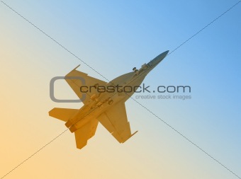 Jetfighter overhead