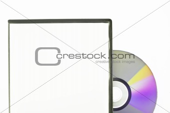 Disk in white DVD box