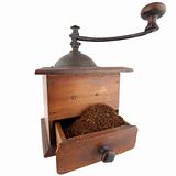 Traditional coffee grinder