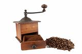Traditional coffee grinder